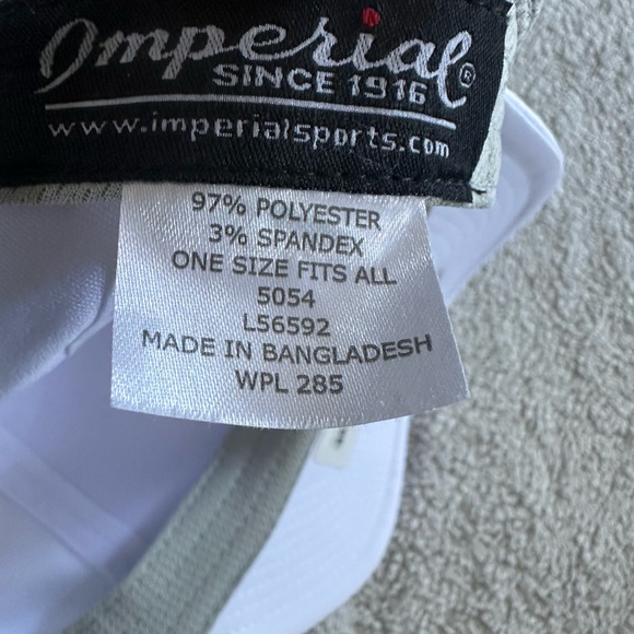 Imperial White True Fit golf  Cap - Picture 8 of 8